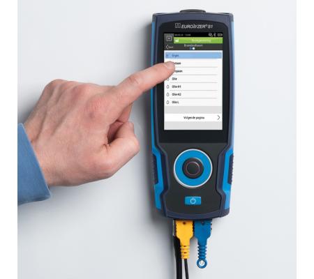 BLAUWE LIJN Eurolyzer S1 O2, CO2, CO/H2 in standaard koffer