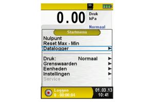 BLAUWE LIJN Datalogfunctie